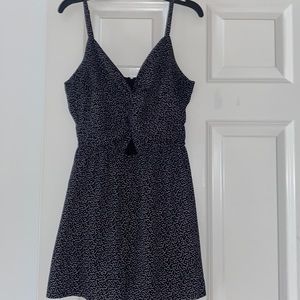 small polka dot romper